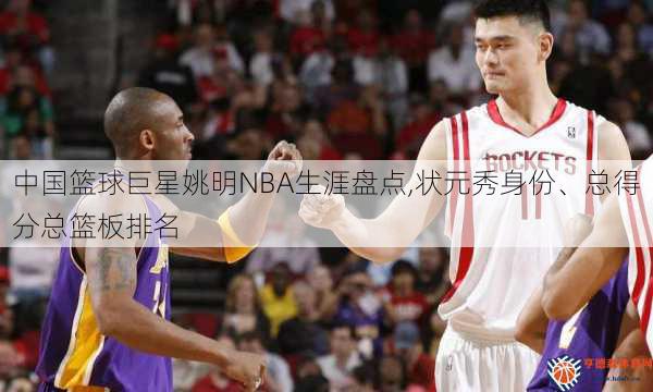 中国篮球巨星姚明NBA生涯盘点,状元秀身份、总得分总篮板排名