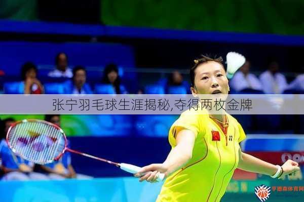 张宁羽毛球生涯揭秘,夺得两枚金牌